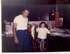 Here is my dad with my sister, Donna.  I don't think she's too impressed with the fish.