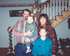 Christmas 2000, Bill Cutty 10 1/2 months, Cathie and Cole 9 1/2 years.