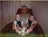 Fay with Melody and Wade, the oldest grand kids.