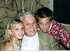 Papa Alcott with two of his grandchildren, Morgan and Jason, at his 80th birthday party!<br>