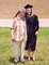 Milly with granddaughter Amy at her graduation from Texas A & M in 2004.