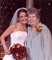 Milly with granddaughter Jenni at her wedding to Sam Washburn in 2004.