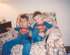 Chris with brother Joey (left)<br>"Super Heroes"