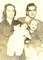 Jim and Pat with Michael, 2 years old and Vickie Lynn, 2 weeks old.  Photo taken in January 1957