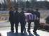 The National Cemetery at Fort Gibson, the Honor Guard bringing Janet for Military Committal graveside rites.