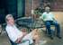 Vivians bridal shower weekend. Sam Nichols with Bill on September 9, 2000