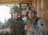 Eric giving the thumbs up with his good friend Ramirez prior to a mission