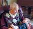 Belle & Great Grandpa, 11/2010.