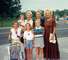 Mistie Georgia and Grams (Almost as tall as Grams!) Julie holding al; Front row, Lyndia, Sharron and Sara (Shelly was taking the picture)