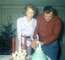 JoAnn and Harry cutting their 1st Anniversary Cake.