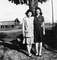 With her sister Ila Morris