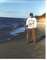 on his beloved beach...