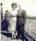Lorraine Dorothea Hirst seeing her father, George Fox Dougherty off for cruise to Scottland, 1952