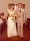 Junior and daughter, Phyllis' wedding<br>1978