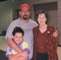 Megan Riddell with Bob Riddell and Grandma Marty in May of 2002