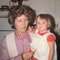 February of 1984, Martha on 50th Birthday with grandaughter, Heather