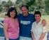 Diane, her brother Allison and sister, Yvonne in Florida