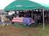 Flag Draped Casket at Cemetery