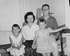 with her 3 children, Jack, Janet & Annette
